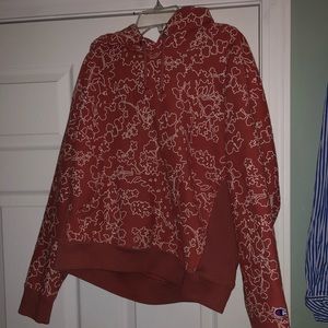 Floral champion hoodie